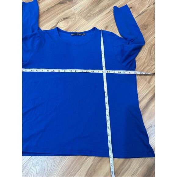 Gudrun Sjoden cotton blue top size XL - Picture 5 of 5